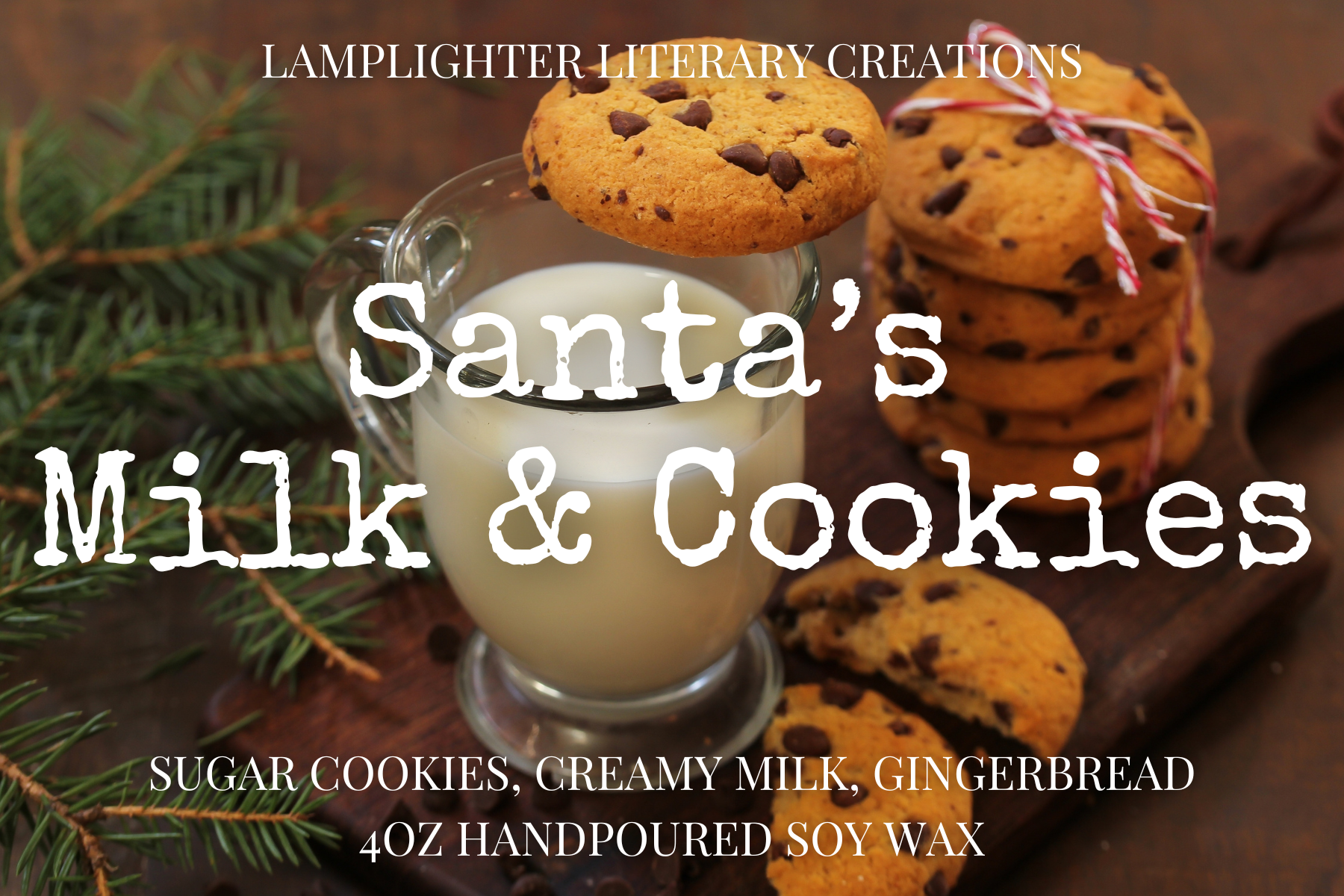 Santa's Milk & Cookies
